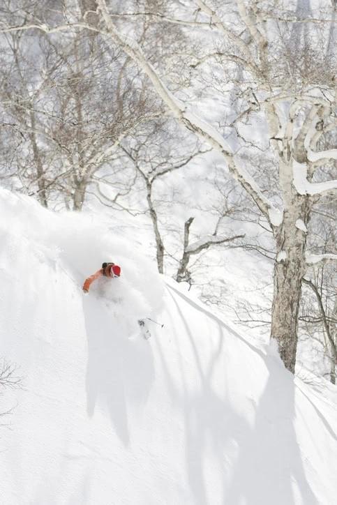 Niseko ski photography on mountain powder Hokkaido
